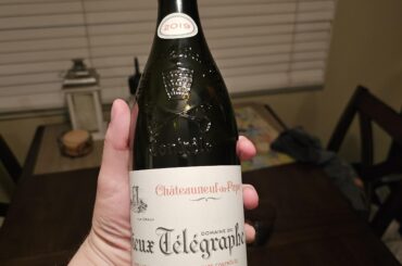 Wife surprised me with this Chateauneuf du Pape, and holy smokes.