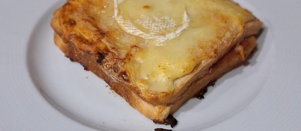 Croque-monsieur miel cabécou