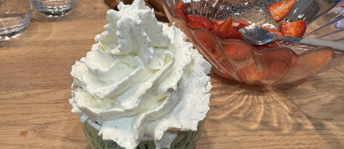 Fraises chantilly maison
