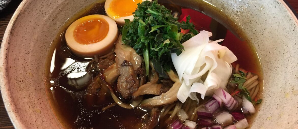 Veggie-Ramen from Slurp in Copenhagen