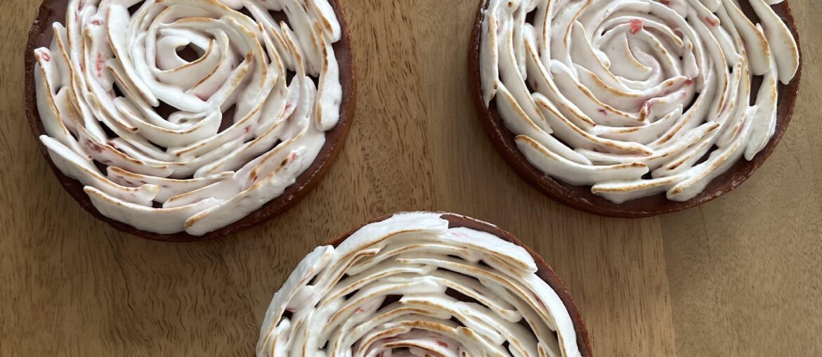 Tartelettes framboises meringuées [Fait maison]