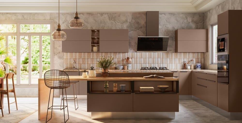An Earthy Color Palette for Kitchen Cabinet Ideas. Isn't it beautiful? (1000*558)