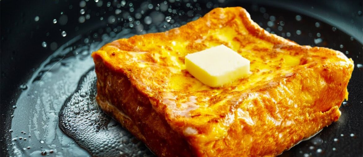 Perfect Breakfast! Milk French Toast / Delicious Milk Toast! Perfect Breakfast! Milk French Toast / Delicious Milk Toast!