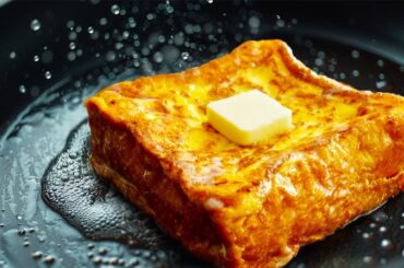 Perfect Breakfast! Milk French Toast / Delicious Milk Toast!