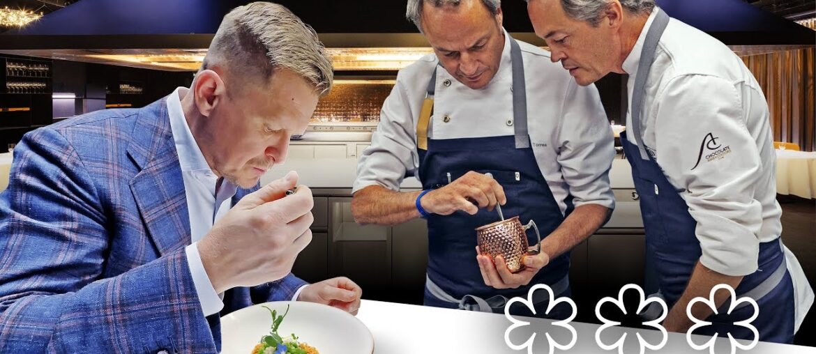 Eating at the Famous Twin Chefs’ Restaurant in Barcelona (3 Michelin Stars) Eating at the Famous Twin Chefs' Restaurant in Barcelona (3 Michelin Stars)