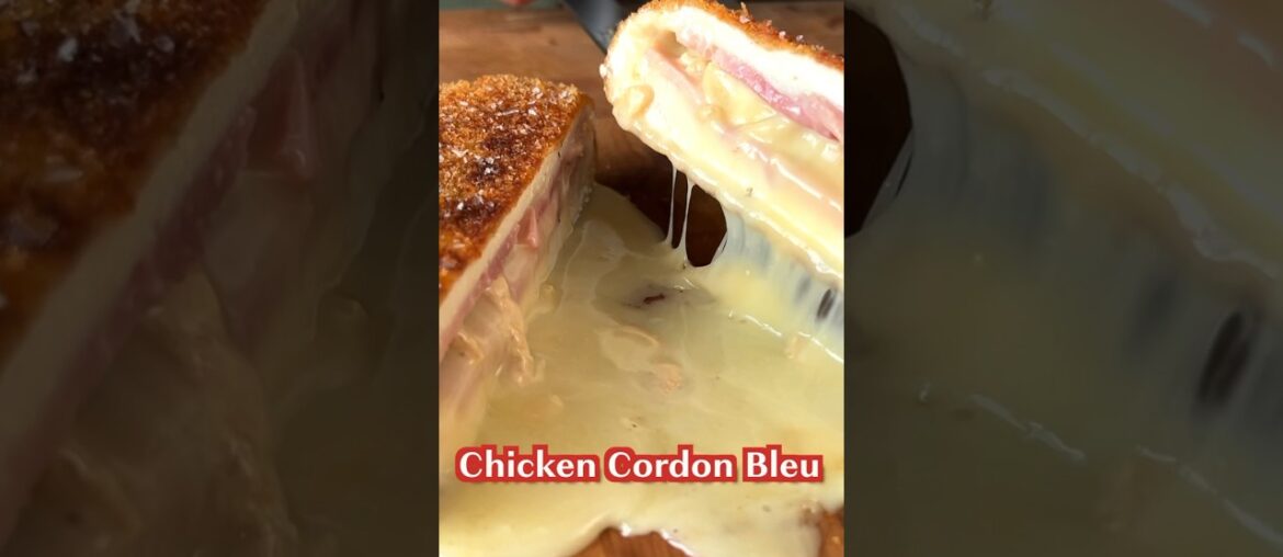Chicken cordon bleu #recipe #classicfrench #cooking #food #classiccuisine #french #chicken #ham