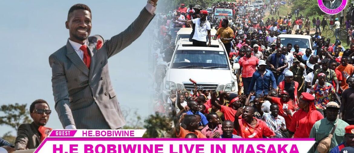 H.E Bobi Wine and the Team Heading to Masaka, Tujja tujja