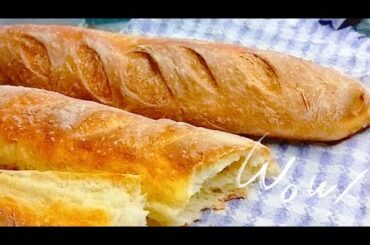 I don't buy bread anymore! Recipe for the perfect French baguette.