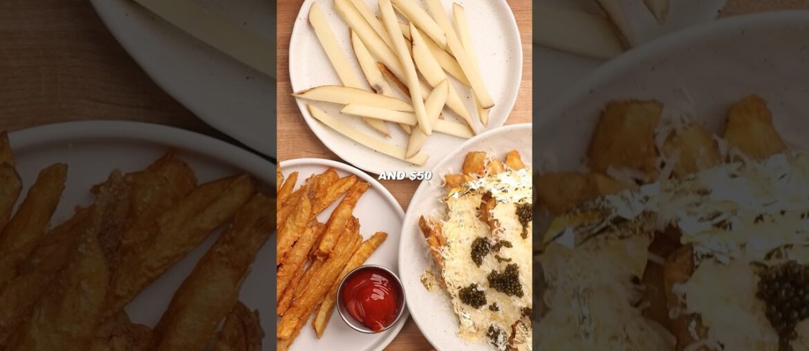 The most expensive fries #cooking #food #foodasmr #recipe