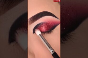 Do you like Red Eyeshadow #makeup #makeb #makeuptutorial  #eyemakeup #eyemakeups #makeupartist