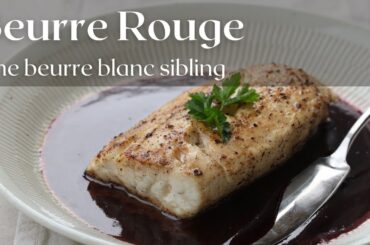 🧈 Like a Beurre Blanc but with Red Wine 🧈