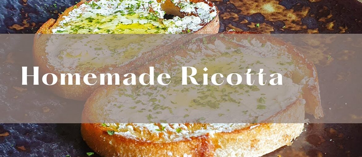 Homemade Ricotta Cheese Recipe - EASY & DELICIOUS!