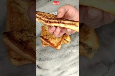 Chacolate French Toast Recipe #breakfast #shorts #ytshorts #kitchenrecipe #hajj2024 #breadsnacks