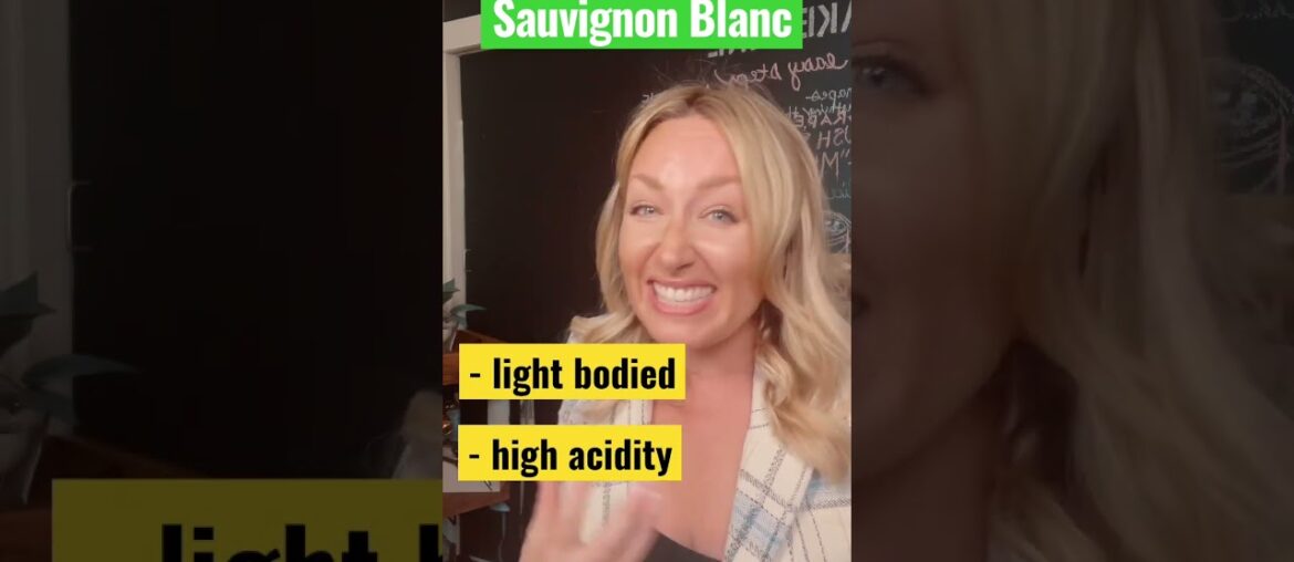 What’s the difference between Sauvignon Blanc & Chardonnay? #shorts #wine #chardonnay #whitewine