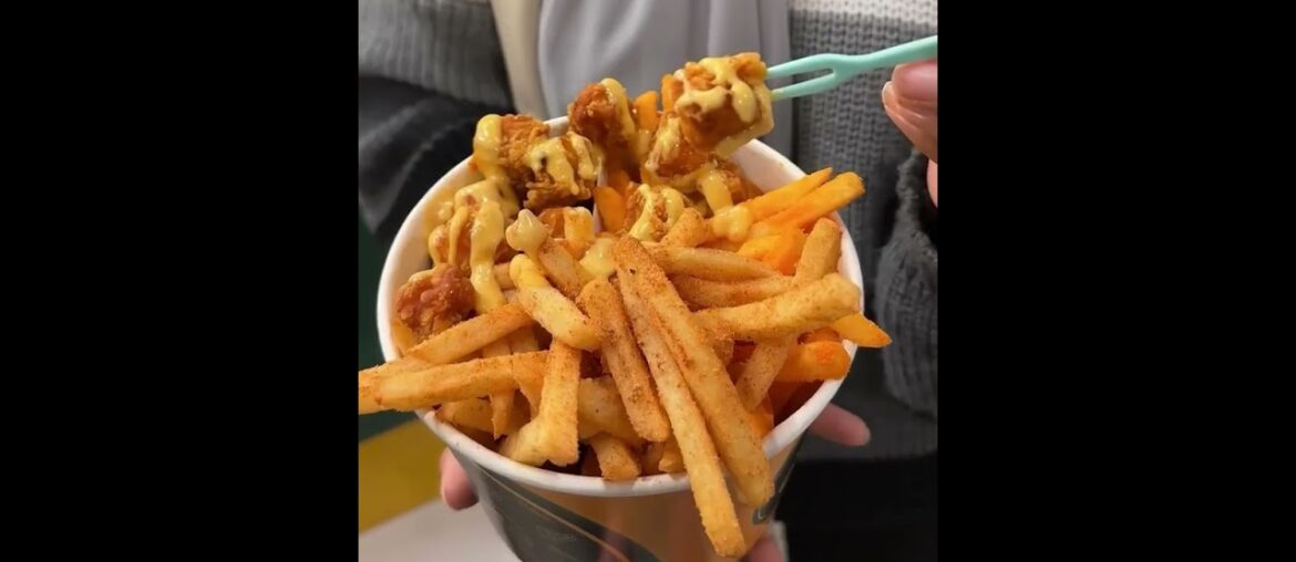 French fries crispy potato ring #dubai #ytshorts #yt #foodie
