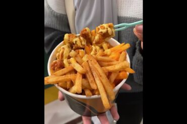 French fries crispy potato ring #dubai #ytshorts #yt #foodie