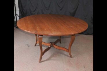 French Farmhouse Rustic Dining Table Cherry Wood