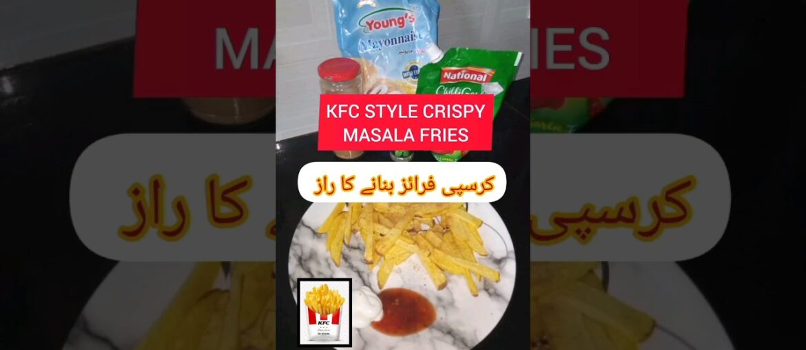 KFC style crispy fries #shortsfeed #recipe #shorts