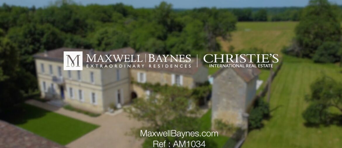 Perfect French country property and estate for sale near Bordeaux, France. Maxwell-Baynes AM1034 Perfect French country property and estate for sale near Bordeaux, France. Maxwell-Baynes AM1034