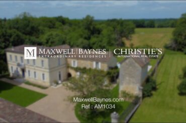 Perfect French country property and estate for sale near Bordeaux, France. Maxwell-Baynes AM1034