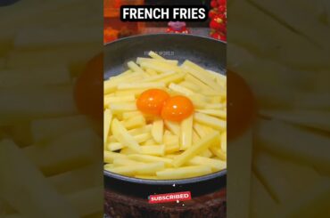 Home made french fries. #recipe #frenchfries #potatofry #newrecipe #viral #shorts