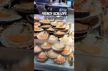 French Scallops at the French Market #france  #frenchcuisine