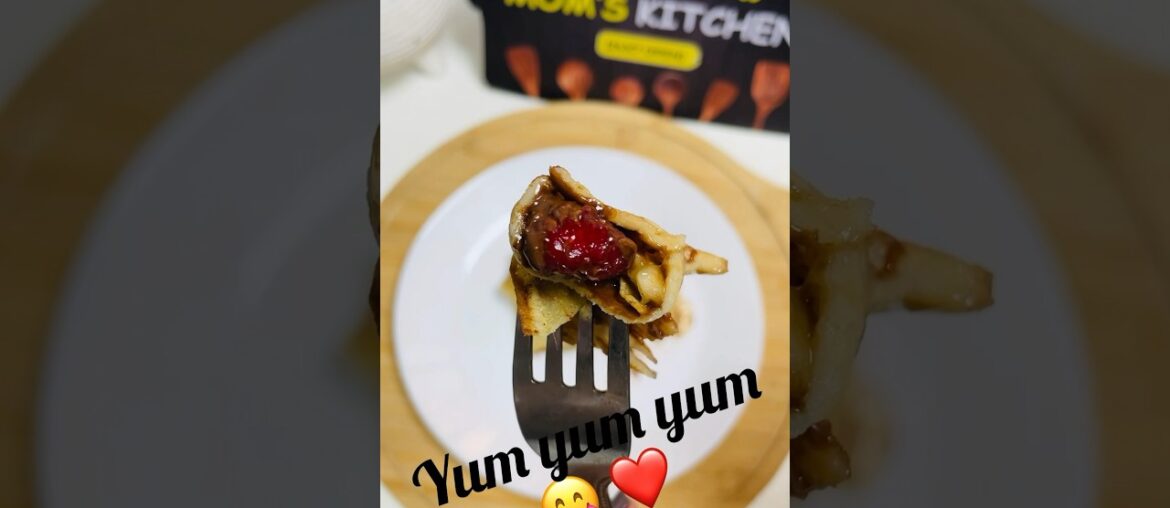 How to make Crepes |Nutella Creape |French Crepe recipe| #yummy #yutubeshorts #yummyfood #kids