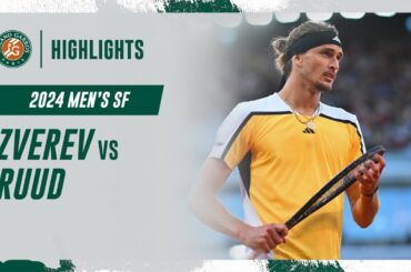 Zverev vs Ruud Semi-final Highlights | Roland-Garros 2024