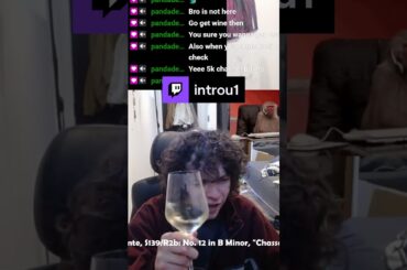 FRENCH GUY DRINKS WINE FOR THE FIRST TIME #twitch  #shorts  #french   #leagueoflegends