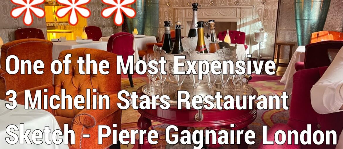 3 Stars Michelin Fine Dining at Pierre Gagnaire (Sketch Lecture Room & Library) in London