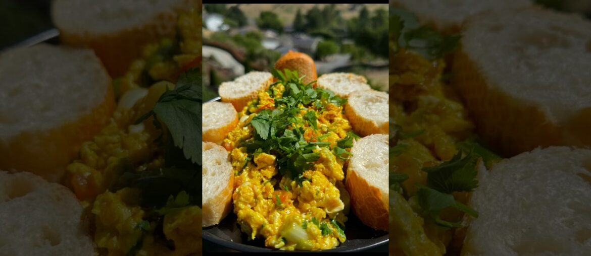 Cheese Omelette With French Bread #shorts