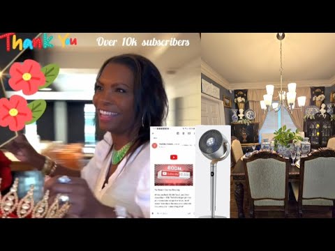 Day In the Life vlog/ Celebration Over 10k subscribers/ summer decorate with me /Dreo Poly Fan Day In the Life vlog/ Celebration Over 10k subscribers/ summer decorate with me /Dreo Poly Fan