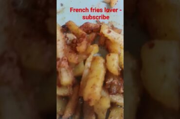 French fry easy with mayonnaise and salt tasty recipe food french fries easy#shorts #foodie #recipe