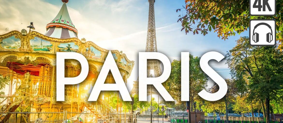 PARIS, France Walking Tour with Captions [4K/60fps]