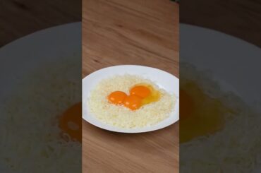 Mix eggs with cheese and you will be surprised at the result