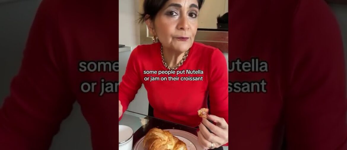 Come on let’s eat a croissant the French way! Come on let's eat a croissant the French way!