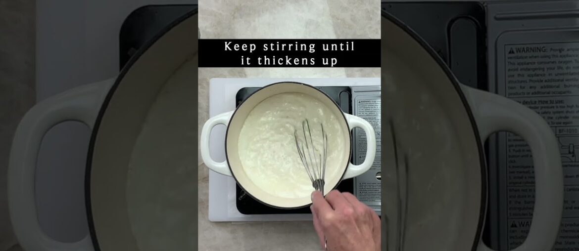 Classic French Bechamel sauce