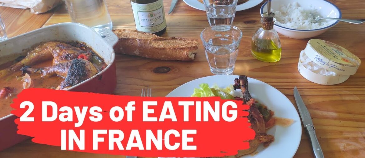WHAT I EAT IN FRANCE | FRENCH DIET ON TWO WORDAYS