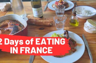 WHAT I EAT IN FRANCE | FRENCH DIET ON TWO WORDAYS