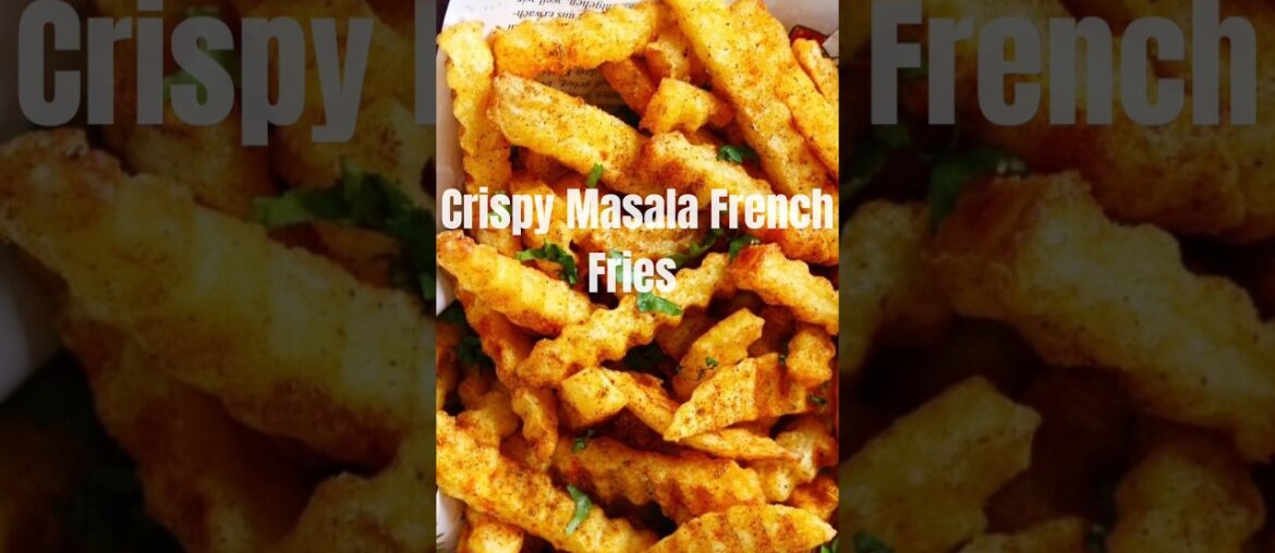 Crispy Masala French Fries (Indian - Pakistani Style) #youtube #youtubeshorts #shorts #recipe #food
