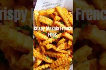 Crispy Masala French Fries (Indian - Pakistani Style) #youtube #youtubeshorts #shorts #recipe #food