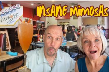 Are Super-Sized Mimosas The Ultimate Gourmet Breakfast Experience? #food #breakfast #lasvegas