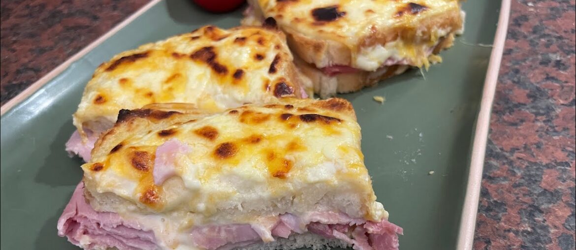 Croque monsieur recette facile, French Croque monsieur easy recipe, #recipe#recette