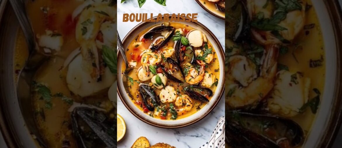 Bouillabaisee (French Seafood Stew) #shorts #viral #recipe