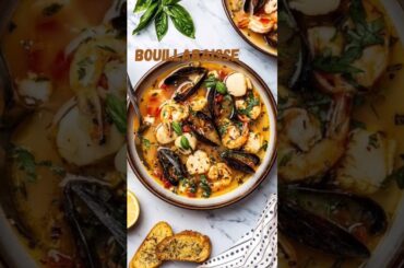 Bouillabaisee (French Seafood Stew) #shorts #viral #recipe