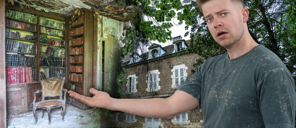 Abandoned French Mansion of a Wealthy Businessman Reveals Mystical Library Abandoned French Mansion of a Wealthy Businessman Reveals Mystical Library