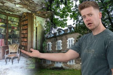 Abandoned French Mansion of a Wealthy Businessman Reveals Mystical Library