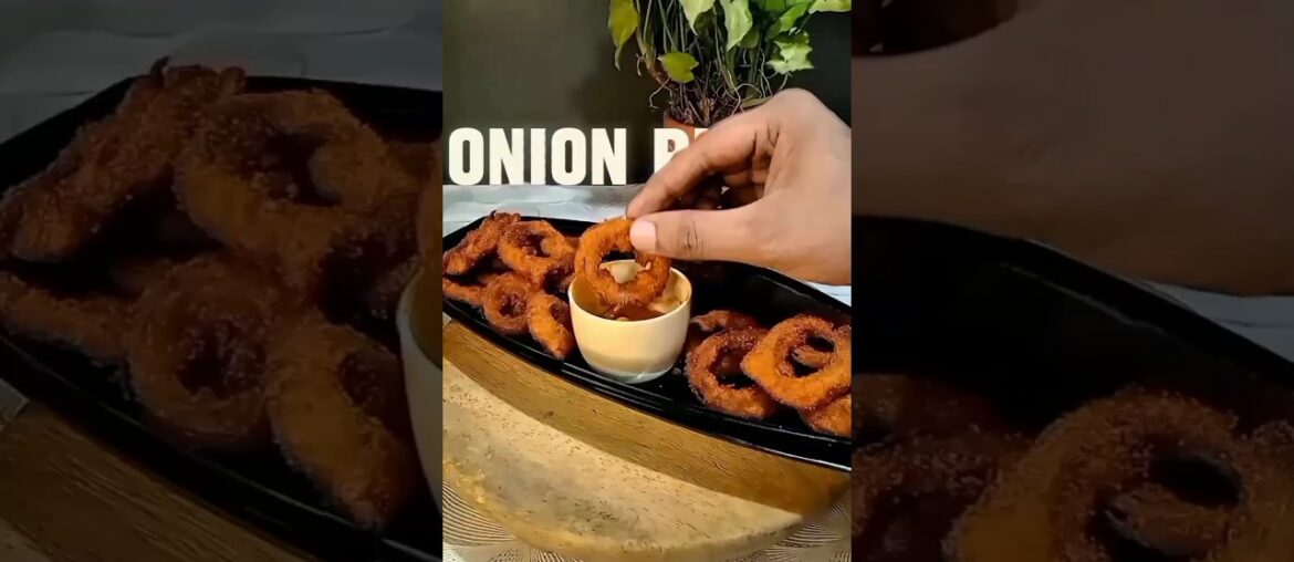 VIRAL Crispy Onion Rings without bread crumbs #food #cooking #recipe #recipeshorts #onionrings VIRAL Crispy Onion Rings without bread crumbs #food #cooking #recipe #recipeshorts #onionrings