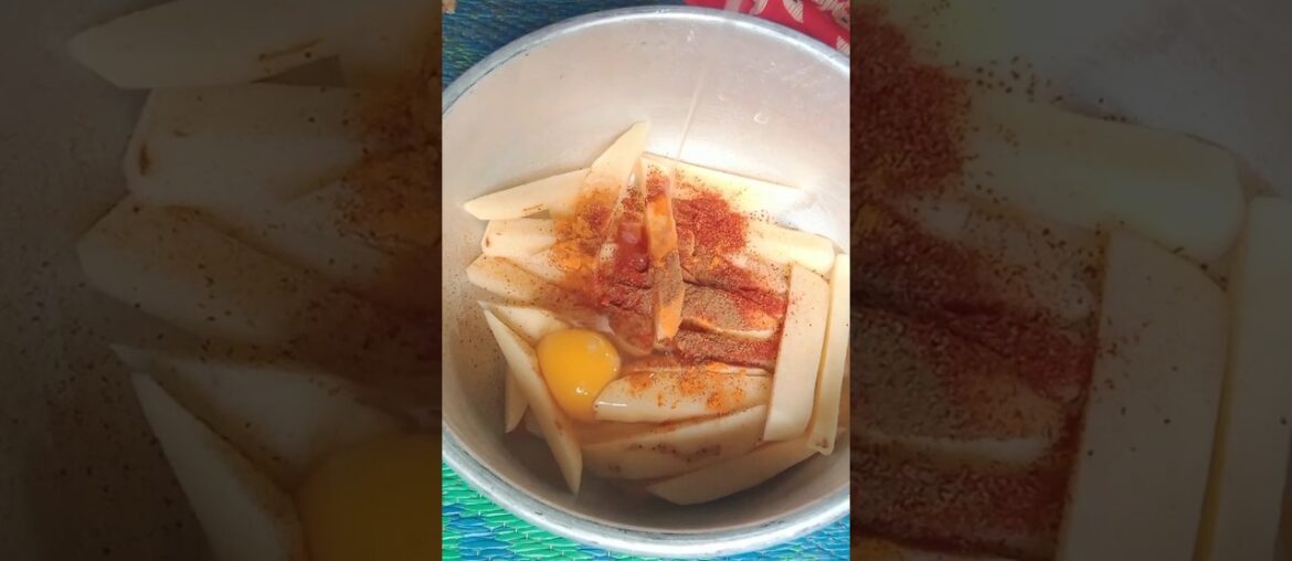 potato french fry recipe #shorts
