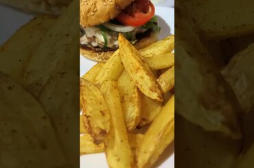 Papas a la francesa en freidora de aire #shortsvideo #shorts #papas #botana #freidoradeaire